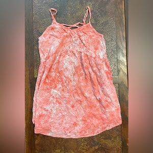 Wild Fable Pink Tie-Dye Short Flowy Dress